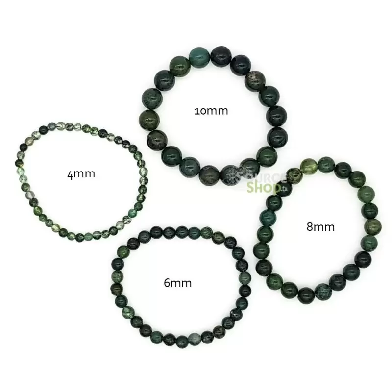 Bracelet Agate Mousse - Qualité A