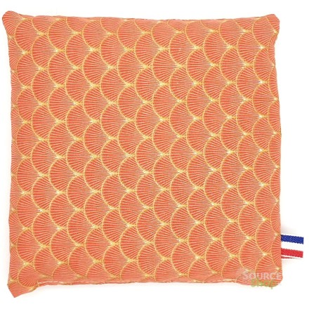 Coussin bouillotte BIO de noyaux de cerises - Artisanale & Française