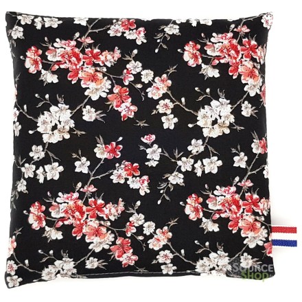 Coussin bouillotte BIO de noyaux de cerises - Artisanale & Française