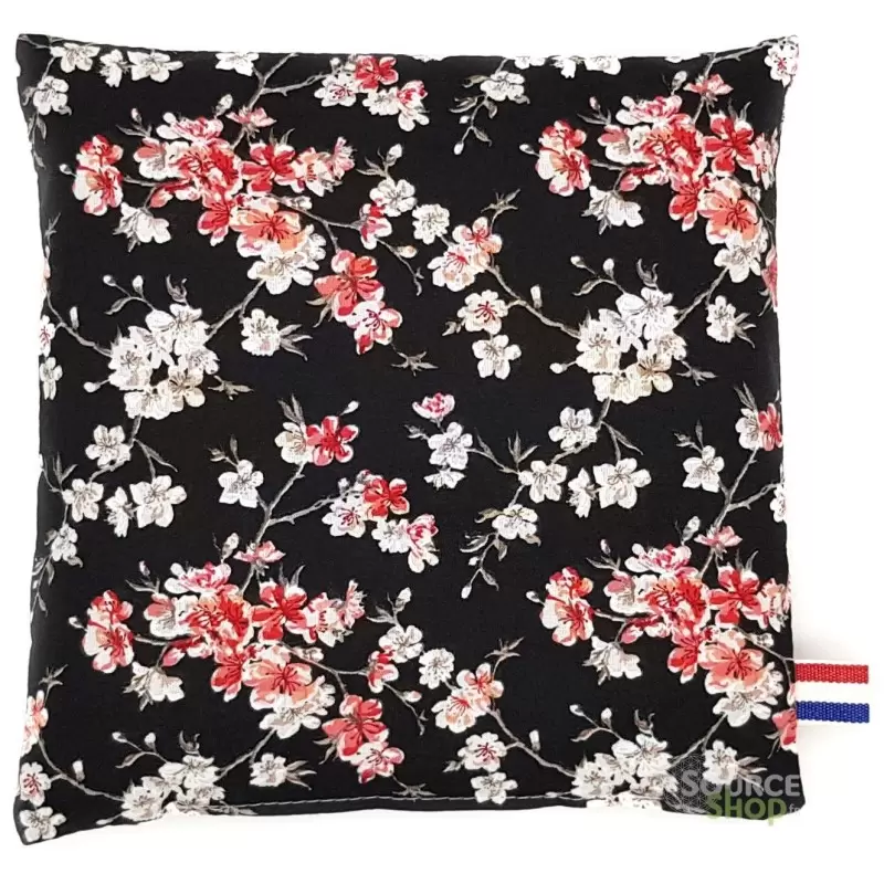 Coussin bouillotte BIO de noyaux de cerises - Artisanale & Française