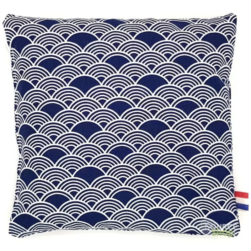 Coussin bouillotte BIO de noyaux de cerises - Artisanale & Française