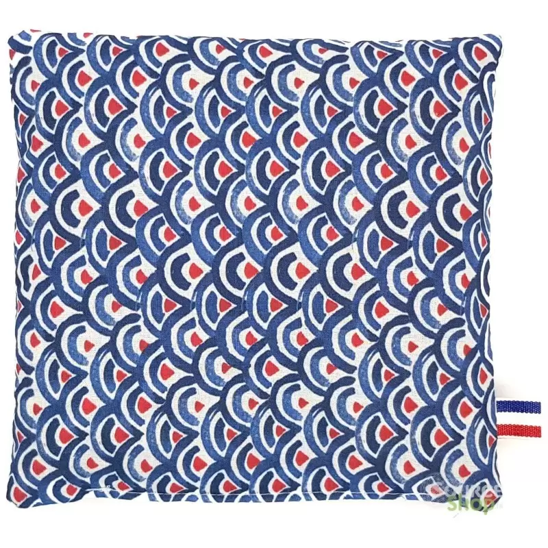 Coussin bouillotte BIO de noyaux de cerises - Artisanale & Française