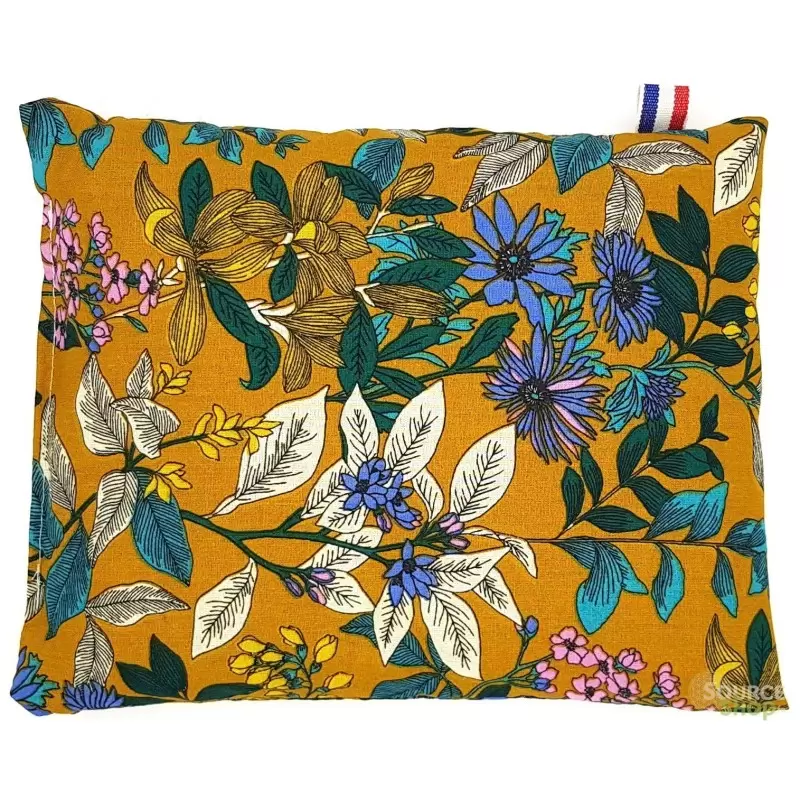 Coussin bouillotte sèche de noyaux de cerises - Artisanal & Français - BIO