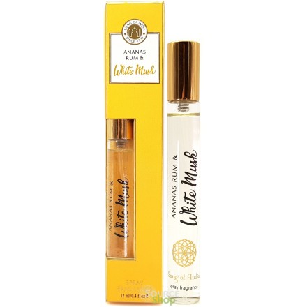 Parfum Musc blanc, Ananas & Rhum - 12ml - Song of India