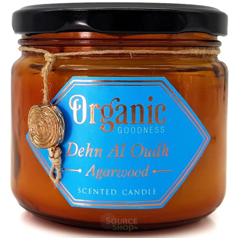 Bougie ayurvédique Oudh - végane - Organic Goodness