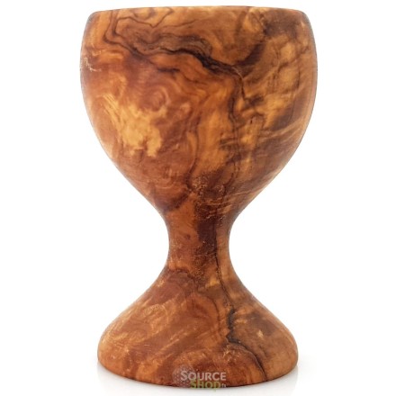 Coquetier en bois d'olivier