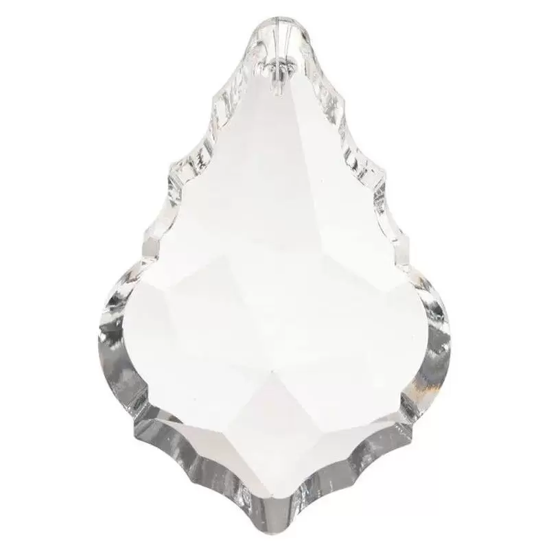 Feuille facettée de cristal - Sphère attrape-soleil