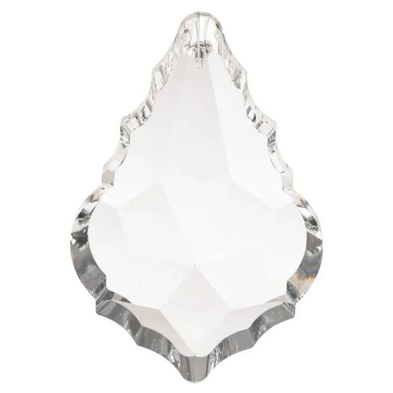 Feuille facettée de cristal - Sphère attrape-soleil