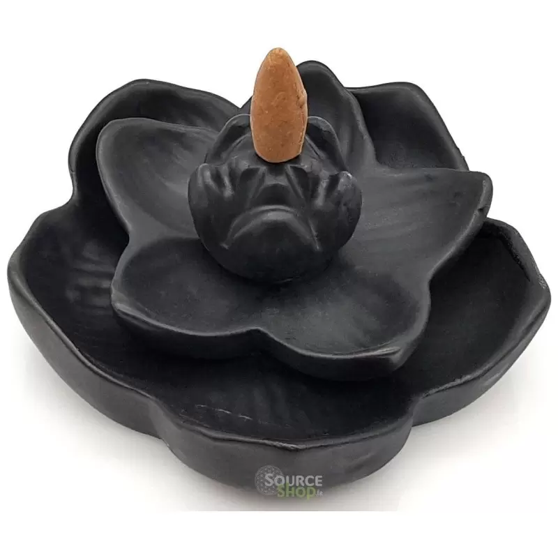 Brûle encens à refoulement Lotus en céramique - Backflow