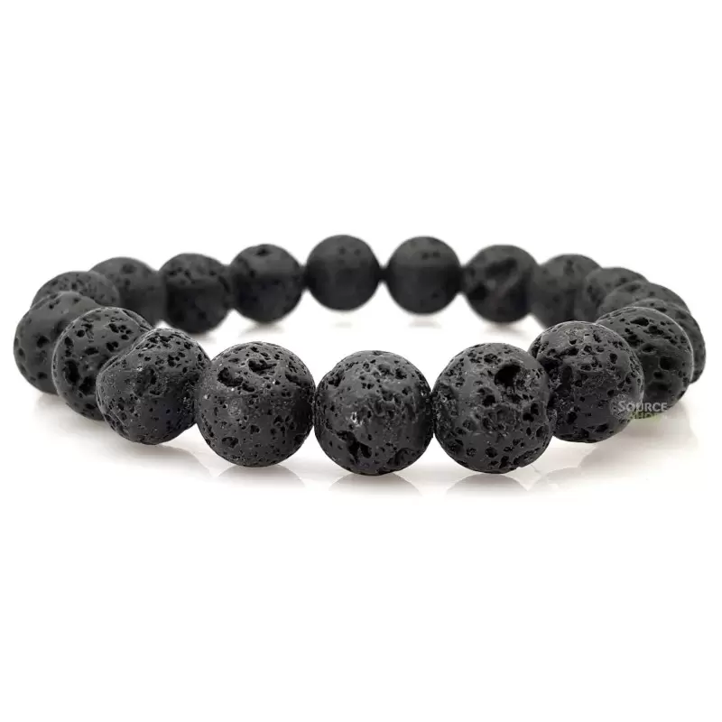 Bracelet Pierre de Lave – Qualité A – Pierre naturelle
