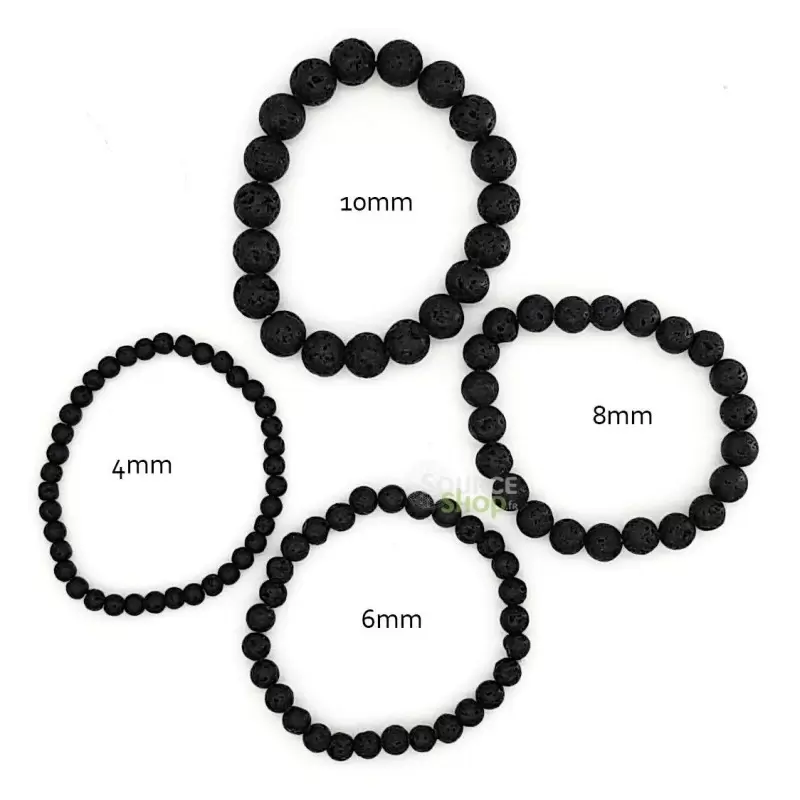 Bracelet Pierre de Lave – Qualité A – Pierre naturelle