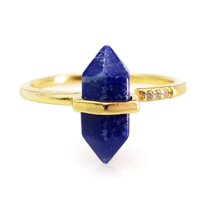 Bague Lapis Lazuli en Argent 925 - Réglable