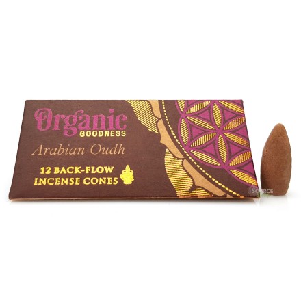 Cônes d'encens à refoulement Oudh - Organic Goodness