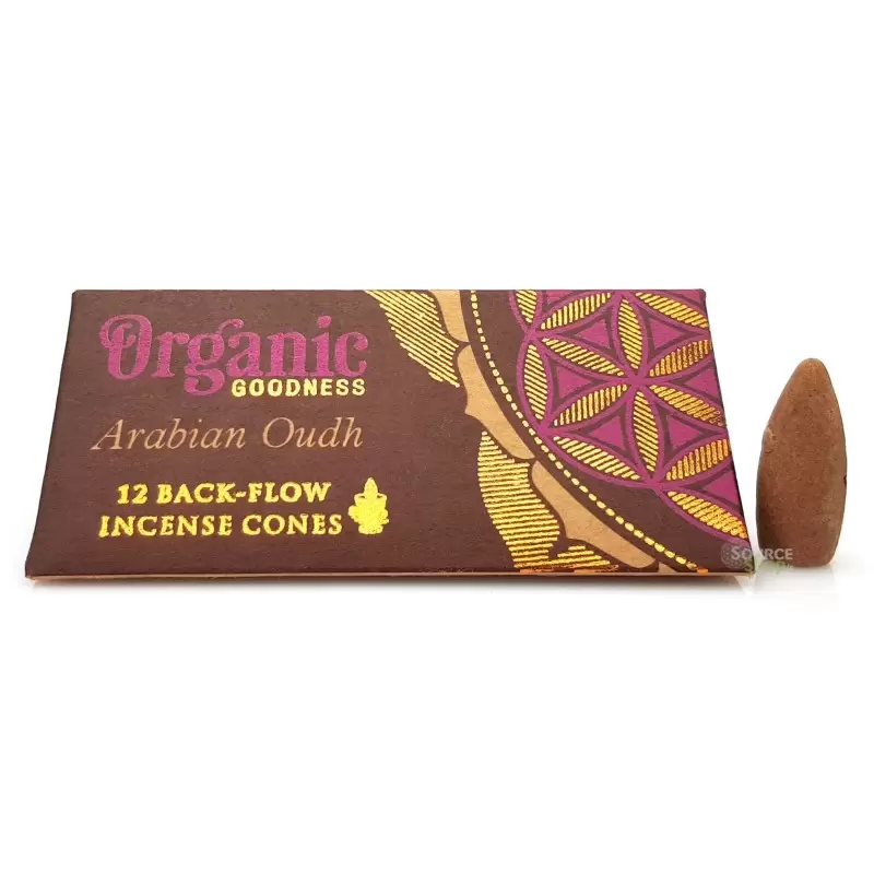 Cônes d'encens à refoulement Oudh - Organic Goodness