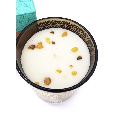 Bougie ayurvédique Encens & Myrrhe - vegan - Organic Goodness