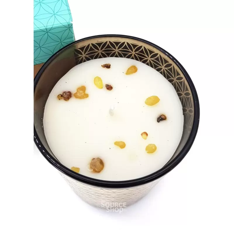 Bougie ayurvédique Encens & Myrrhe - vegan - Organic Goodness