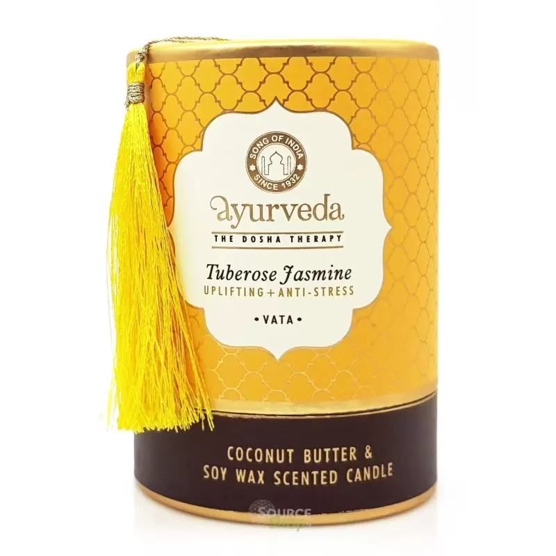 Bougie ayurvédique Jasmin & Tubéreuse - Vata - Song of India