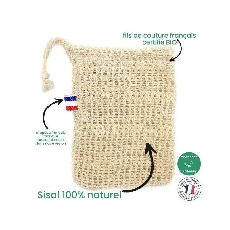 Filet à savon en sisal - Français & Artisanal