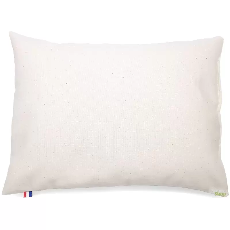 Oreiller BIO balles d'épeautre et coton BIO - Artisanal & Français