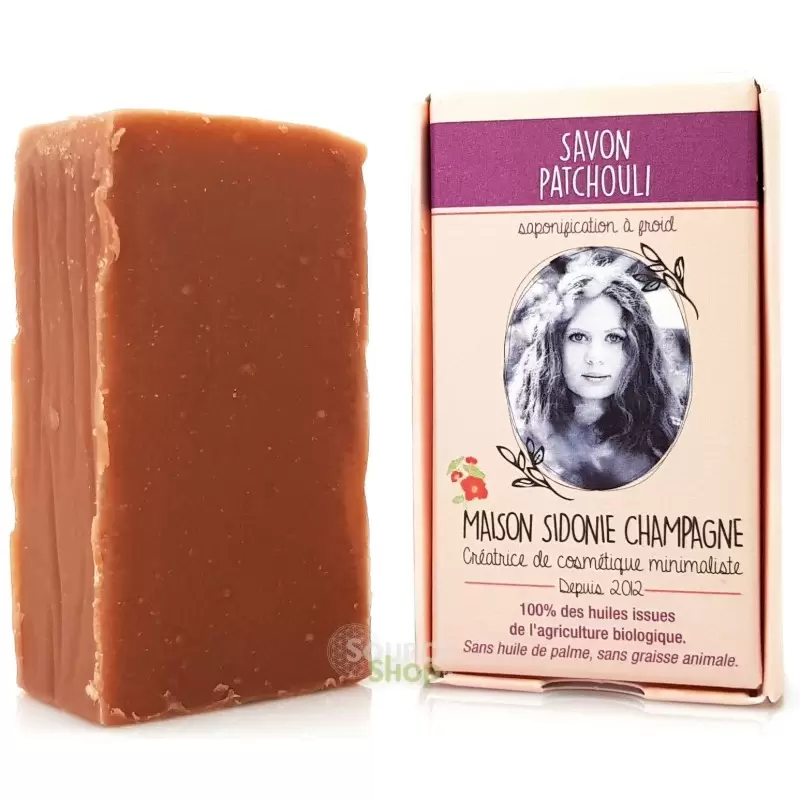 Savon BIO au Patchouli - Maison Sidonie Champagne