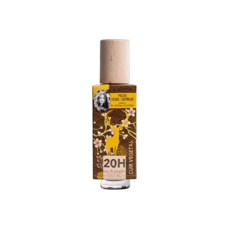 Eau de parfum BIO Cuir Végétal - 20H - Consigne - Sidonie Champagne