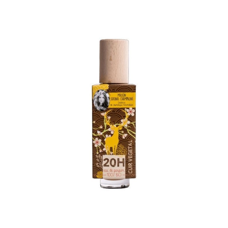 Eau de parfum BIO Cuir Végétal - 20H - Consigne - Sidonie Champagne