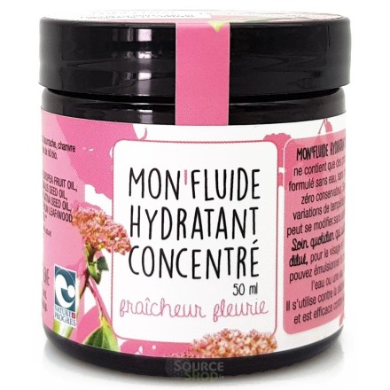 Crème concentrée visage BIO - fraîcheur fleurie - Maison Sidonie Champagne