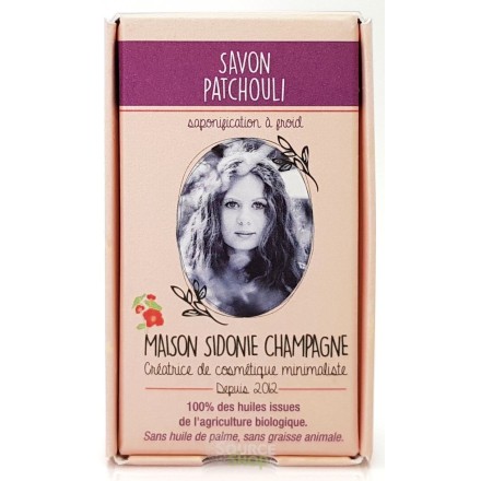 Savon BIO au Patchouli - Maison Sidonie Champagne