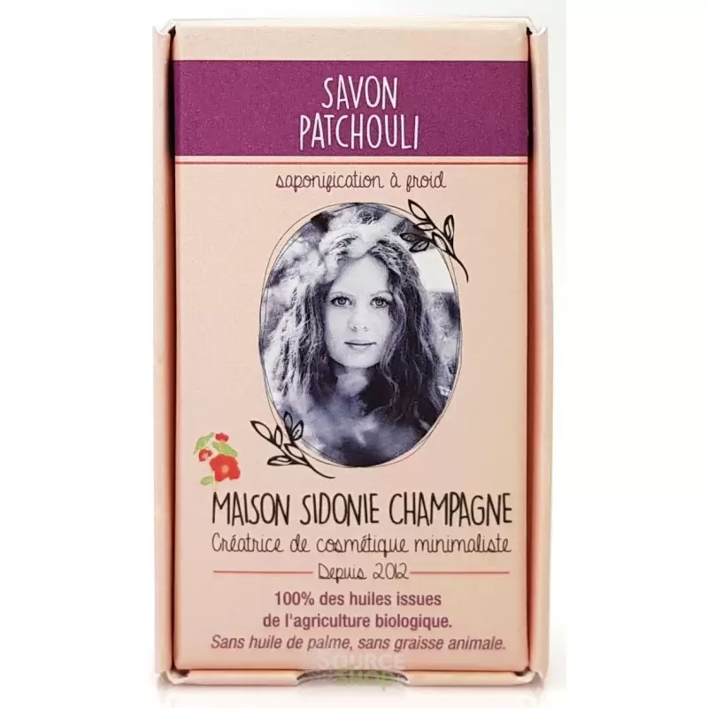 Savon BIO au Patchouli - Maison Sidonie Champagne
