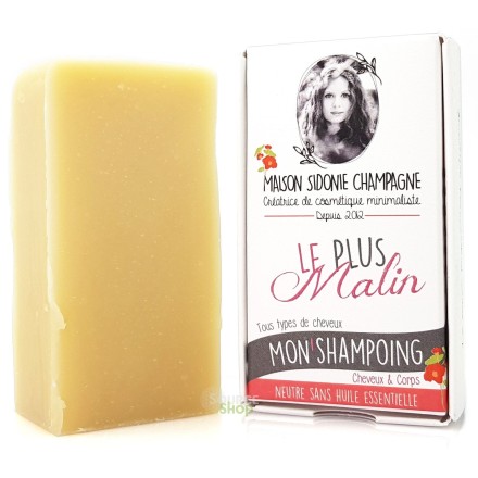 Shampoing solide neutre à la bière BIO - sans huile essentielle - Maison Sidonie Champagne