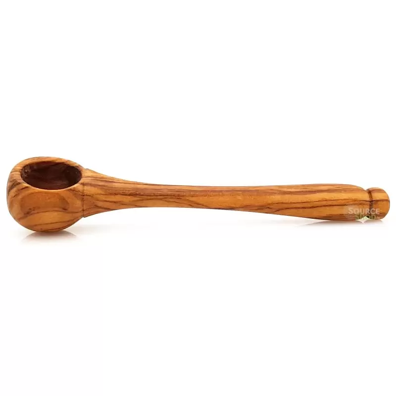 Cuillère doseuse à épices & sel en bois d'olivier