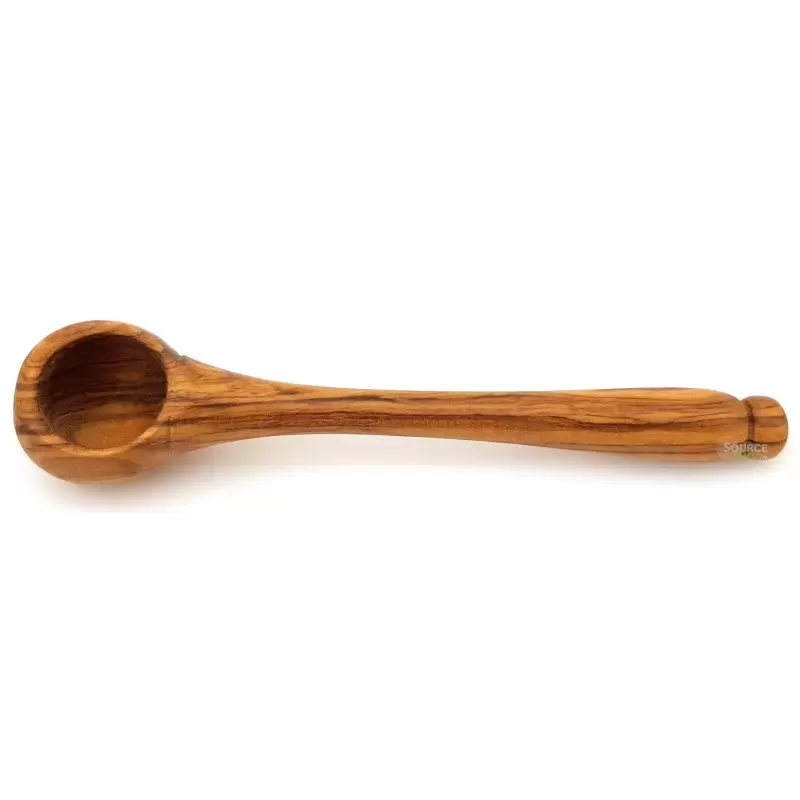 Cuillère doseuse à épices & sel en bois d'olivier