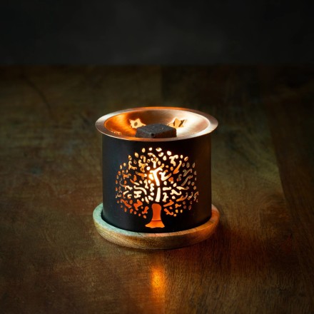 Kit 18 Briques d'encens Nag Champa + 1 brûleur Arbre de Vie - Aromafume