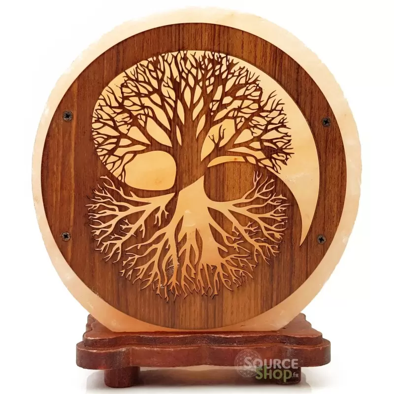 Lampe de sel Arbre de Vie Yin Yang - 5kg