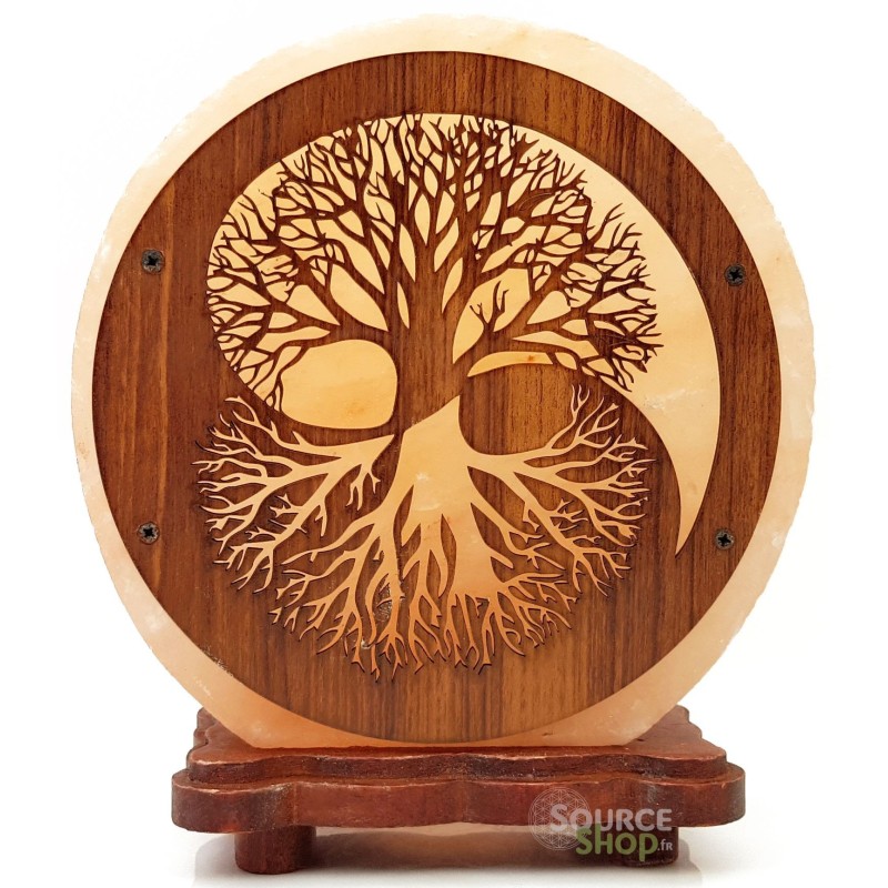 Lampe de sel Arbre de Vie Yin Yang - 5kg
