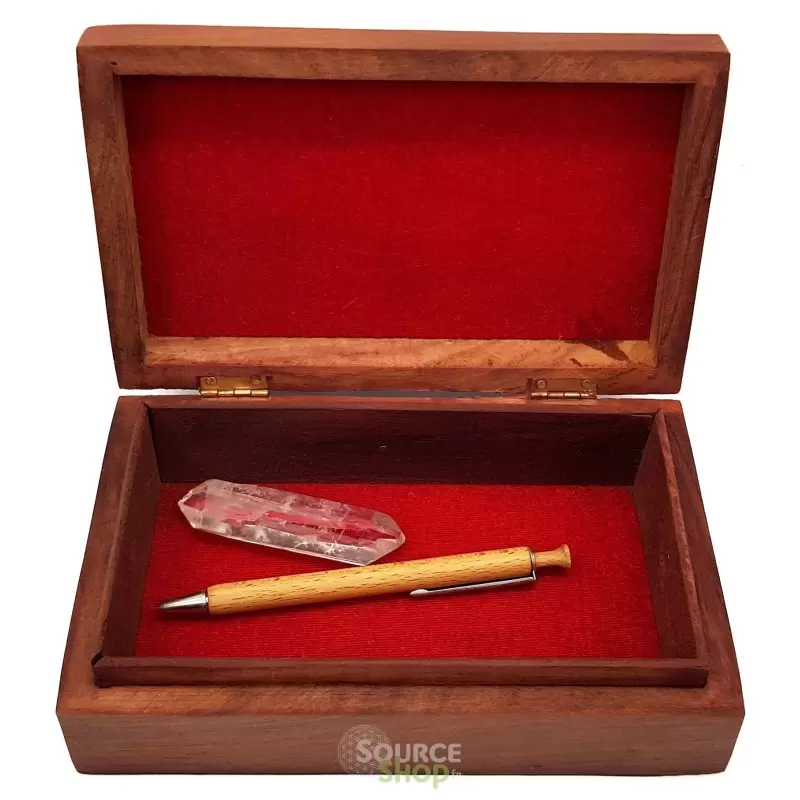 Coffret Arbre de Vie en bois sculpté
