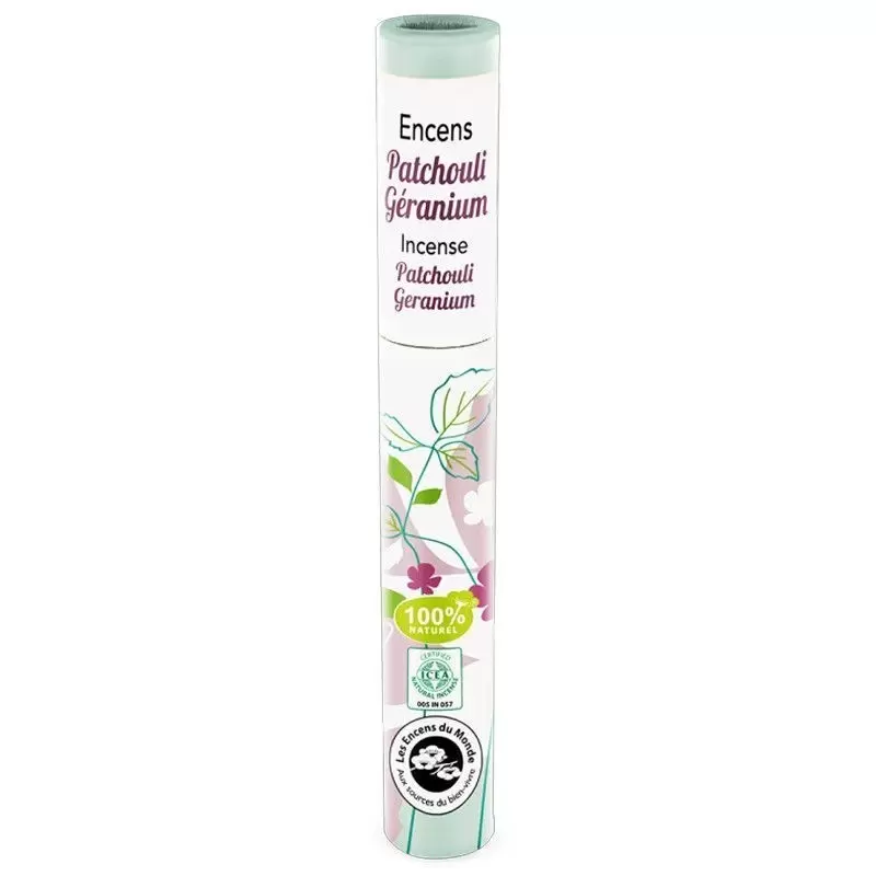 Encens Patchouli Géranium - Herbosense - Les Encens du Monde