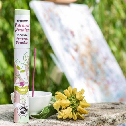Encens Patchouli Géranium - Herbosense - Les Encens du Monde