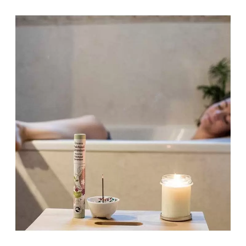 Encens Patchouli Géranium - Herbosense - Les Encens du Monde