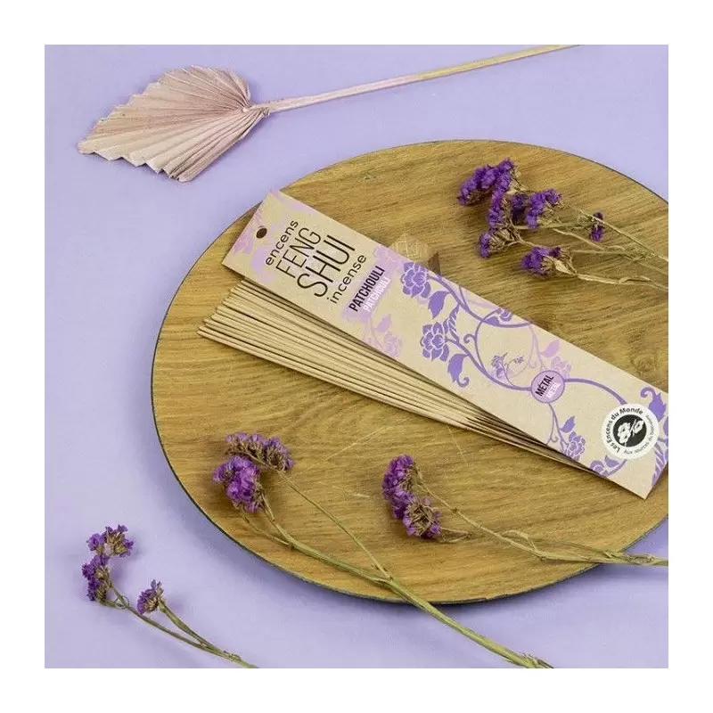 Encens Feng Shui - Patchouli - Elément métal