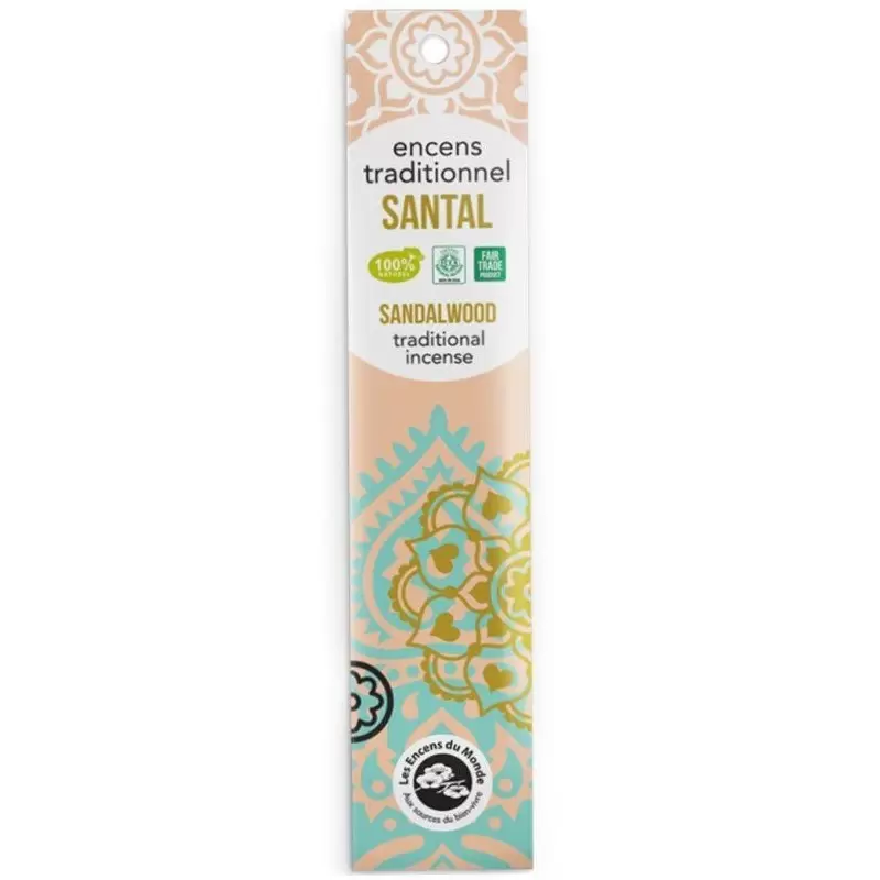 Encens Santal Suprême - Relaxation - Les Encens du Monde