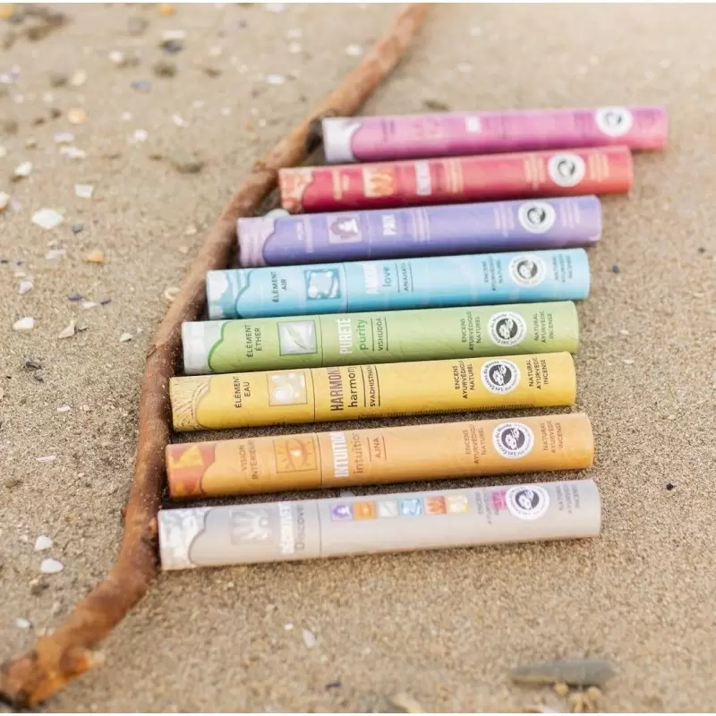 Encens ayurvédique - Joie - Elément terre - Les Encens du Monde