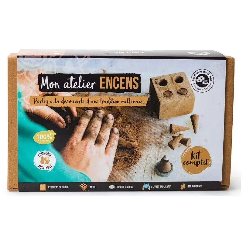 Coffret cônes d'encens DIY - Les Encens du Monde