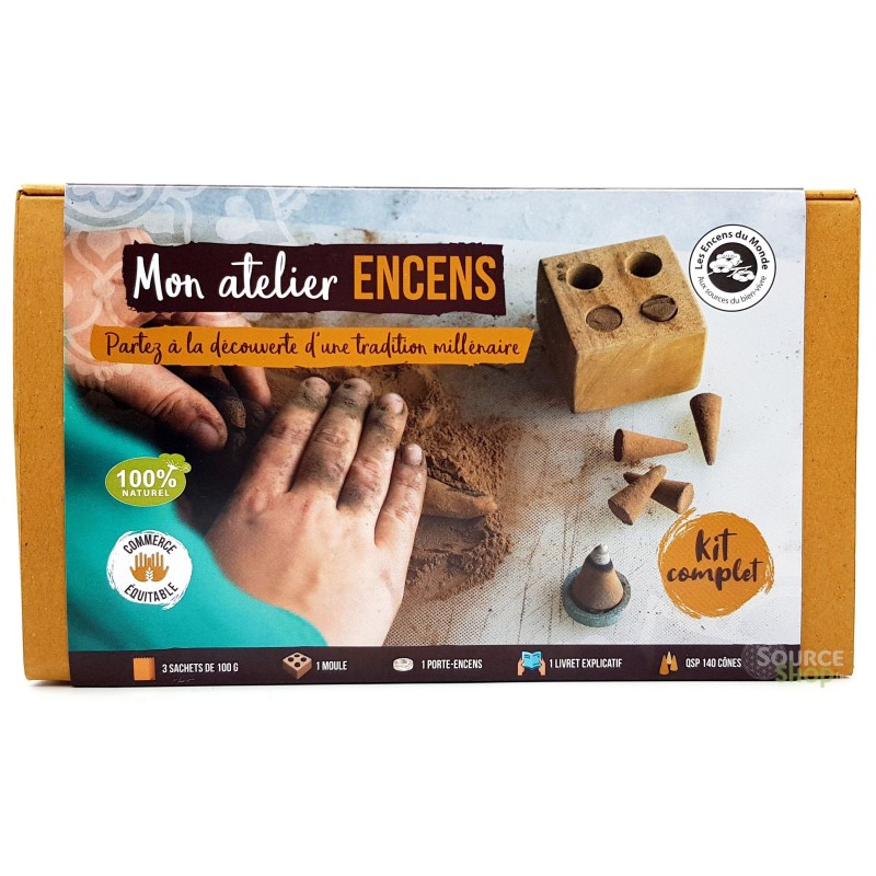 Coffret cônes d'encens DIY - Les Encens du Monde