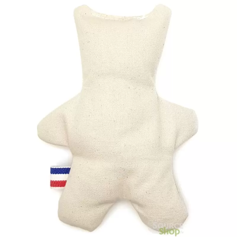 Doudou bouillotte anti-stress en coton BIO - Artisanal & Français