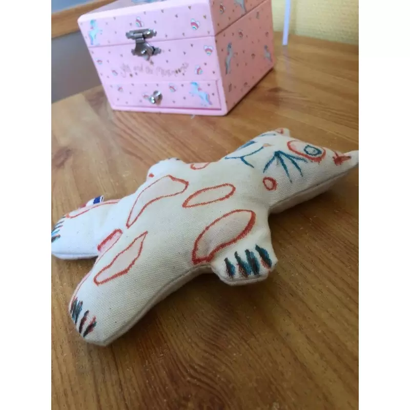 Doudou bouillotte anti-stress en coton BIO - Artisanal & Français