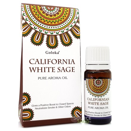 Huile aromatique Sauge blanche de Californie - Goloka