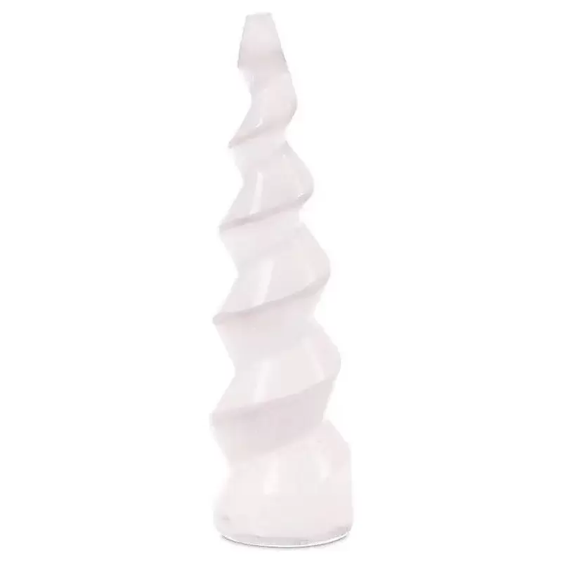 Sélénite - tour en spirale - 15 cm