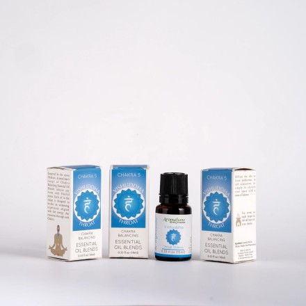 Synergie d'huiles essentielles Chakra Gorge - Vishuddha - Aromafume