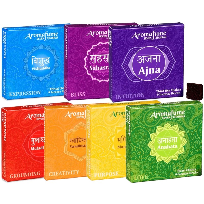 Kit Briques d'encens 7 Chakras - Aromafume